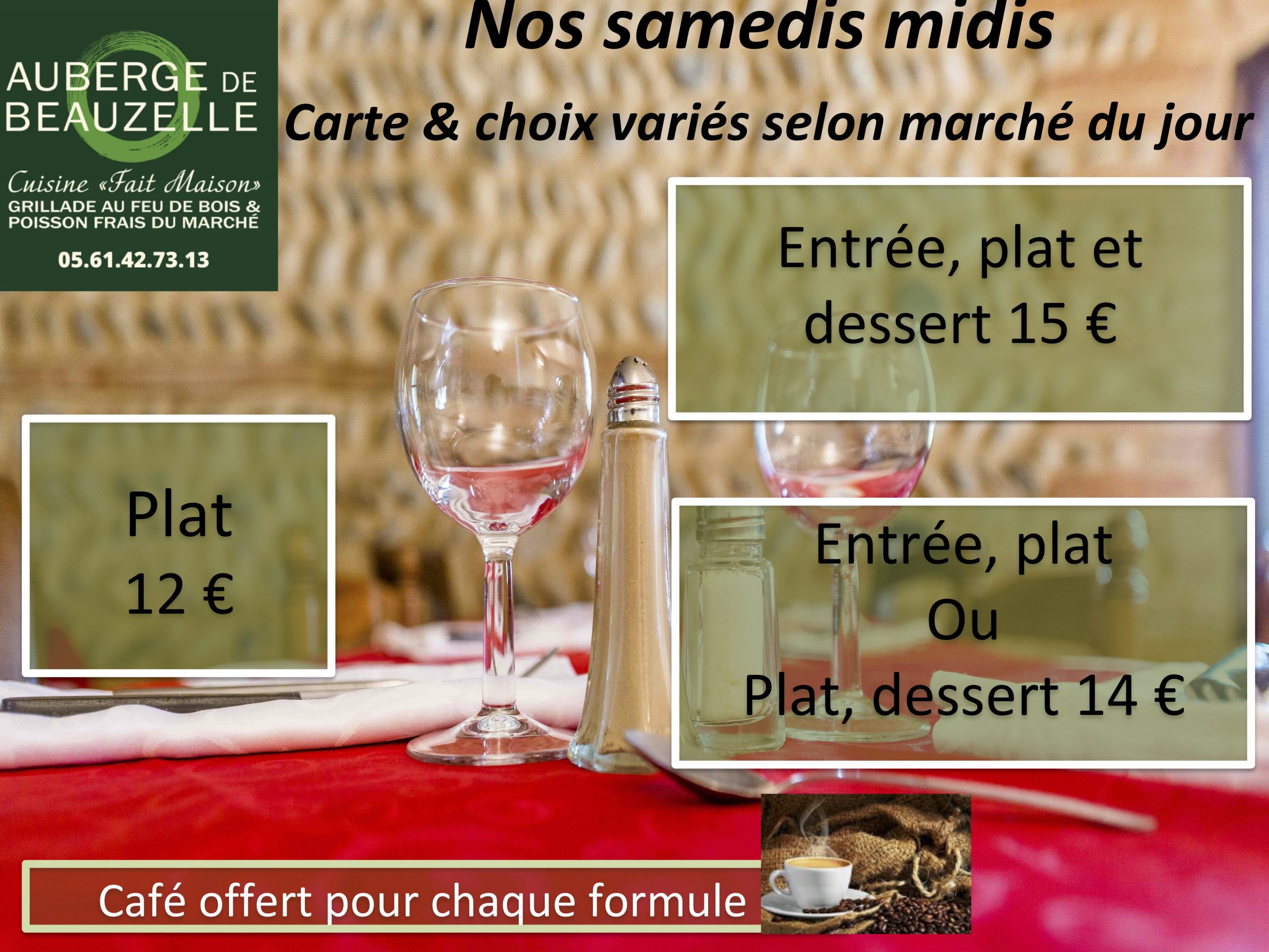 Restaurant repas groupe toulouse